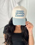 Make Heaven Crowded - Vintage Trucker Hat KenzKustomz