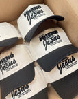 Friend in Jesus - Black Vintage Trucker Hat KenzKustomz