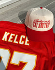 Sundays Are For Tay + Trav - Red Vintage Trucker Hat