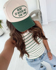God is Good - Green Vintage Trucker Hat