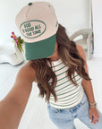 God is Good - Green Vintage Trucker Hat