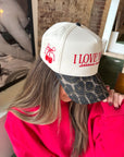 I Love You Sooooo Much - Leopard Vintage Hat