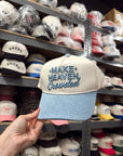 Make Heaven Crowded - Vintage Trucker Hat KenzKustomz