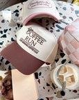 Coffee Run - Brown Vintage Trucker Hat