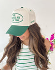 God is Good - Green Vintage Trucker Hat