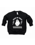 Trick or Treat Lightening Bolt Pullover Saved by Grace Co.