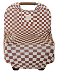 Rust Checkered Bamboo Multi-Use Cover