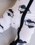 Bamboo Zip Romper | Mom Tattoo