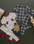 Green Plaid Bamboo Cozy Set