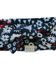 Americana Floral Ribbed Bamboo Head Wrap