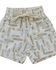 Surfboard Linen Cotton Shorts