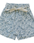 Palm Tree Linen Cotton Shorts