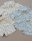Surfboard Linen Cotton Shorts