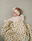 Venetian Floral + Autumn Bloom Lace Muslin Quilt Mebie Baby