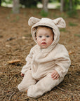 Fleece Bear Hooded Zipper