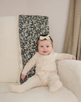 Liberty Floral + Coastal Plaid Lace Muslin Quilt Mebie Baby