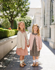 Pink Pointelle Button Down Cardigan