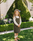 Green Corduroy Dress