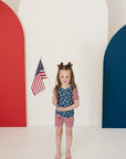 Stars + Stripes Bamboo Cozy Short Set