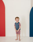 Stars + Stripes Bamboo Cozy Short Set