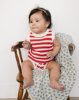 Red Stripe Bloomer Tank Set