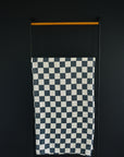 Charcoal Checkered Muslin Swaddle Blanket