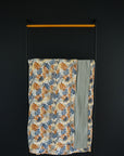 Paradise Palms+ Dusty Blue Muslin Quilt