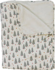 Christmas Trees Bamboo Fleece Quilt Mebie Baby