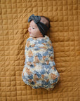Paradise Palms Muslin Swaddle Blanket