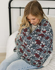 Americana Floral Ribbed Bamboo Multi-Use Cover