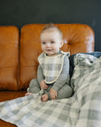 Coastal Plaid + Navy Muslin Quilt
