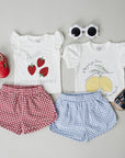 Red Gingham Shorts