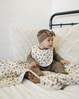 Autumn Bloom Classic Muslin Bib