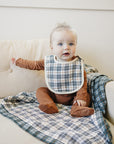 Vintage Plaid + Navy Plaid Muslin Quilt