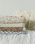 Magnolia Floral Twin Muslin Quilt Mebie Baby