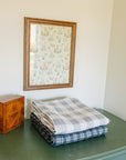 Coastal Plaid + Navy Muslin Quilt