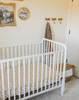 Autumn Bloom Muslin Crib Sheet