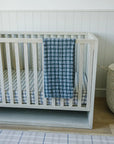 Vintage Plaid + Navy Plaid Muslin Quilt Mebie Baby