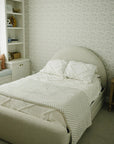 Navy Berry + Cream Berry Lace Twin Muslin Quilt Mebie Baby