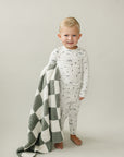Ski Print Cozy Set