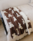 Teddy Bear Plush Blanket
