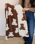 Teddy Bear Plush Blanket