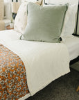 Magnolia Floral Twin Muslin Quilt