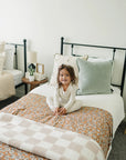 Magnolia Floral Twin Muslin Quilt Mebie Baby