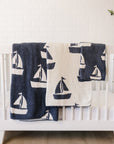 Sailboat Plush Blanket