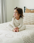 Taupe Checkered Twin Muslin Quilt Mebie Baby