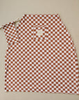 Rust Checkered Bamboo Multi-Use Cover