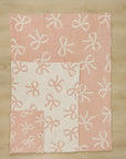 Pink Bow Plush Blanket Mebie Baby