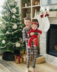 Green Plaid Bamboo Cozy Set