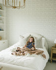 Magnolia Floral Twin Muslin Quilt
